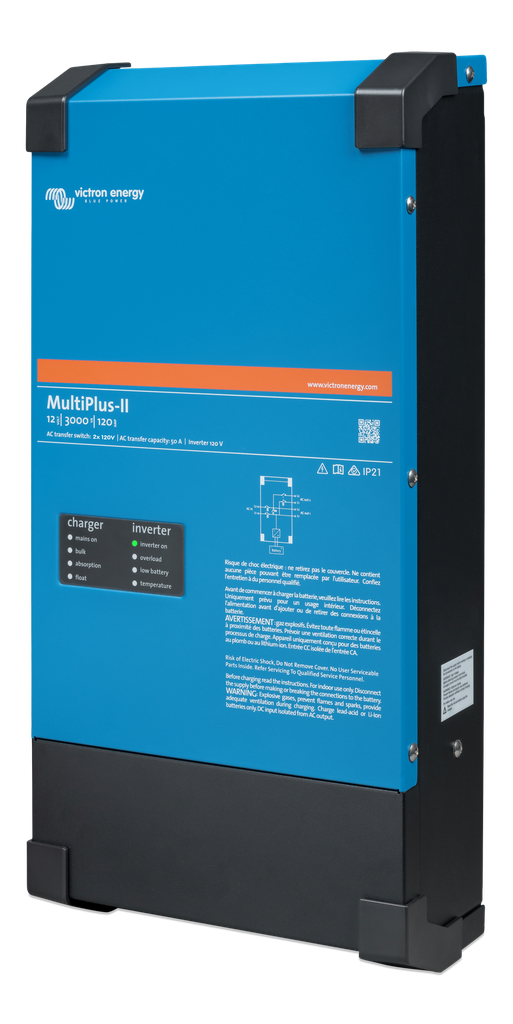 [119388] MultiPlus-II 12/3000/120-50 2x120V*If 0, order PMP122305102* PMP122305100