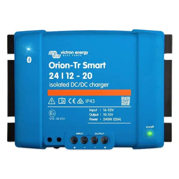 Victron Orion-Tr Smart DC-DC charger 24/12-20A ( 240W ) Plus Isolated Wiring Kit 8m