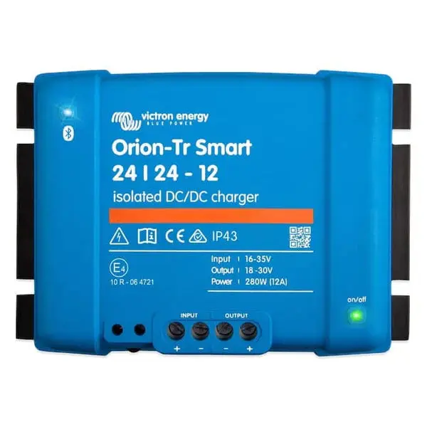 Victron Orion-Tr Smart DC-DC charger 24/24-12A ( 280W ) Isolated Wiring Kit 8m