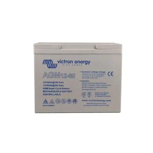 Victron 12V/60Ah AGM Super Cycle Batt. (M6) BAT412060082