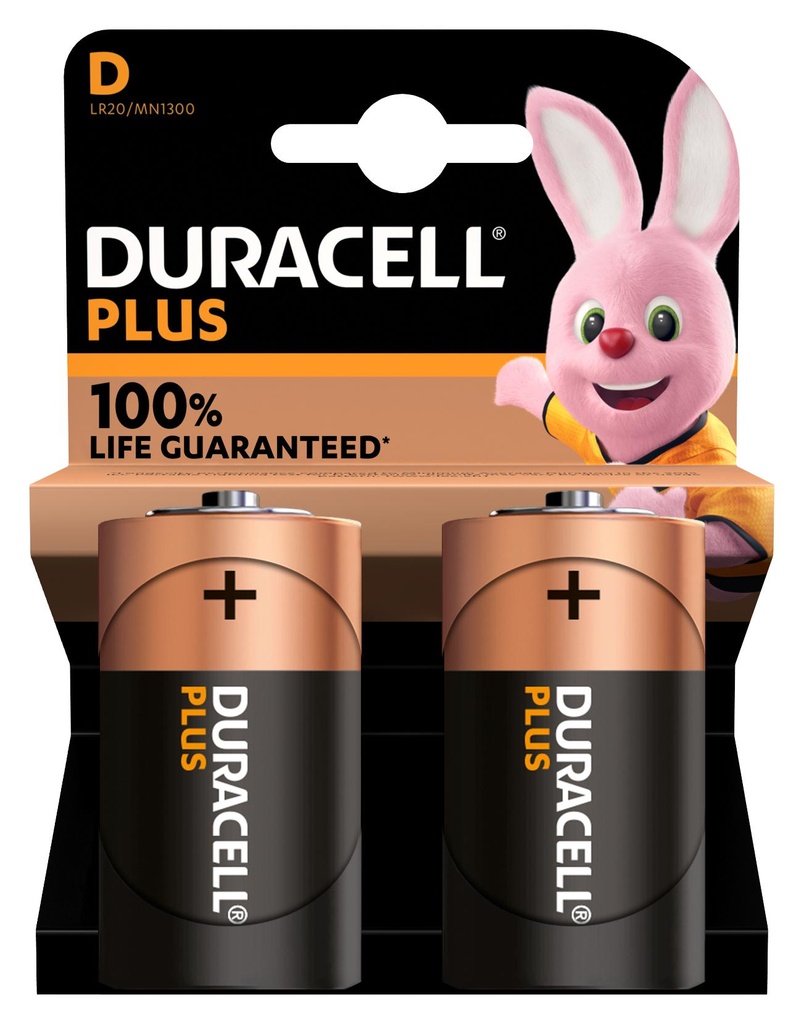 Duracell MN1300 D Power Plus x2    S3504