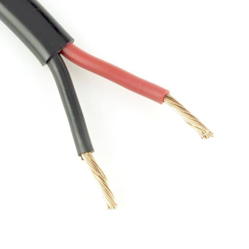 2 Core Flat Automotive High Temp Thinwall Cable - 1mm 16.5A - C202TW-100BRB