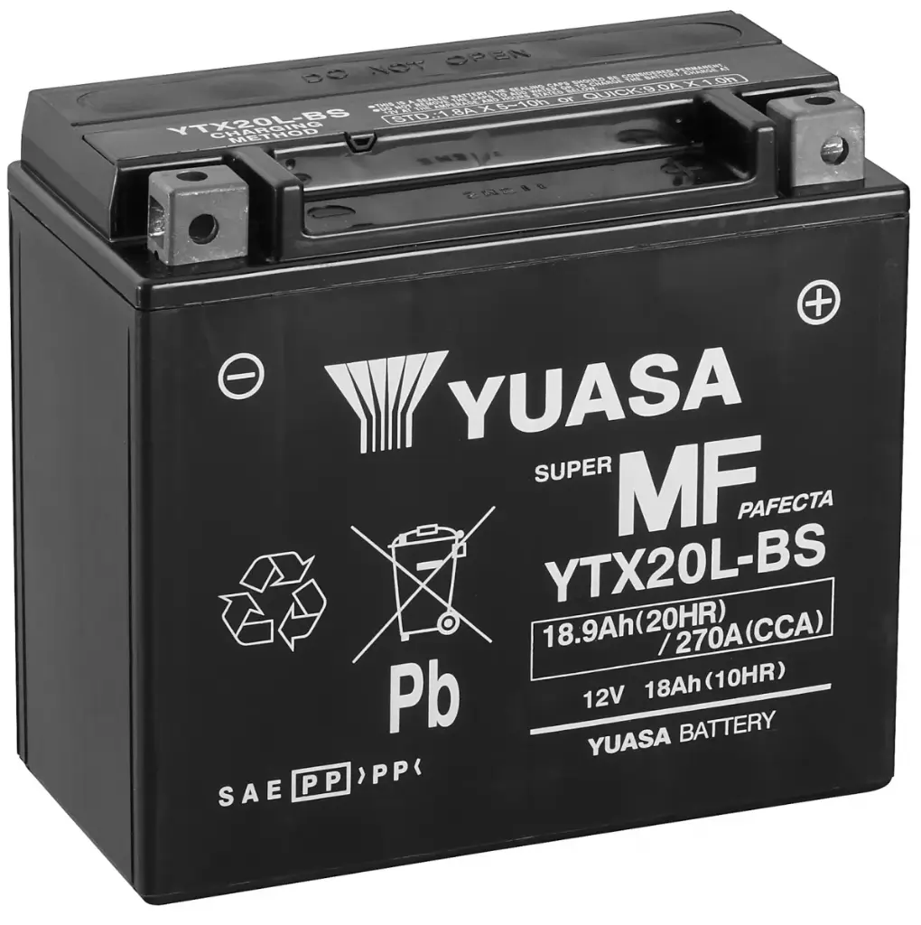 Yuasa YTX20L-BS ( CP )    YTX20L-BS