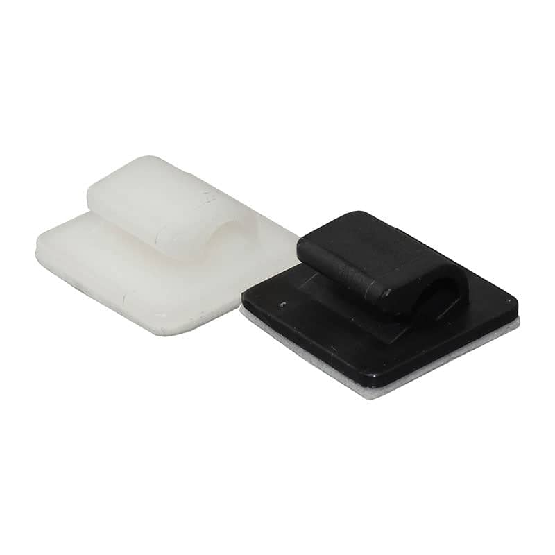 Self Adhesive Cable Clip 6mm White ( Single )    CCP1-W