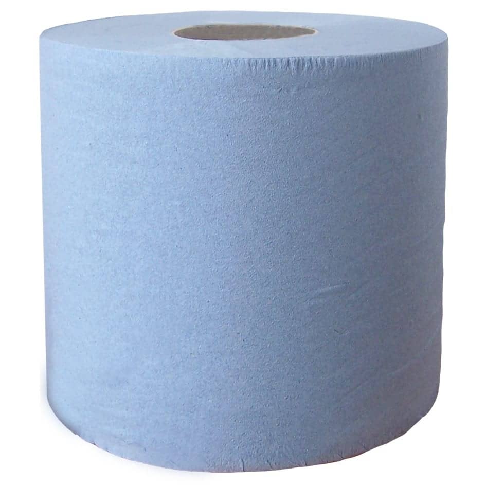 Paper Wipes 2-ply 190mm x 150m Blue  -  JAN11