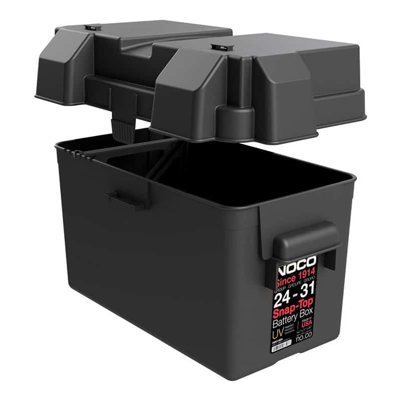 Noco - Battery Box Black GRP 24-31 Snap Top   HM318-BKS