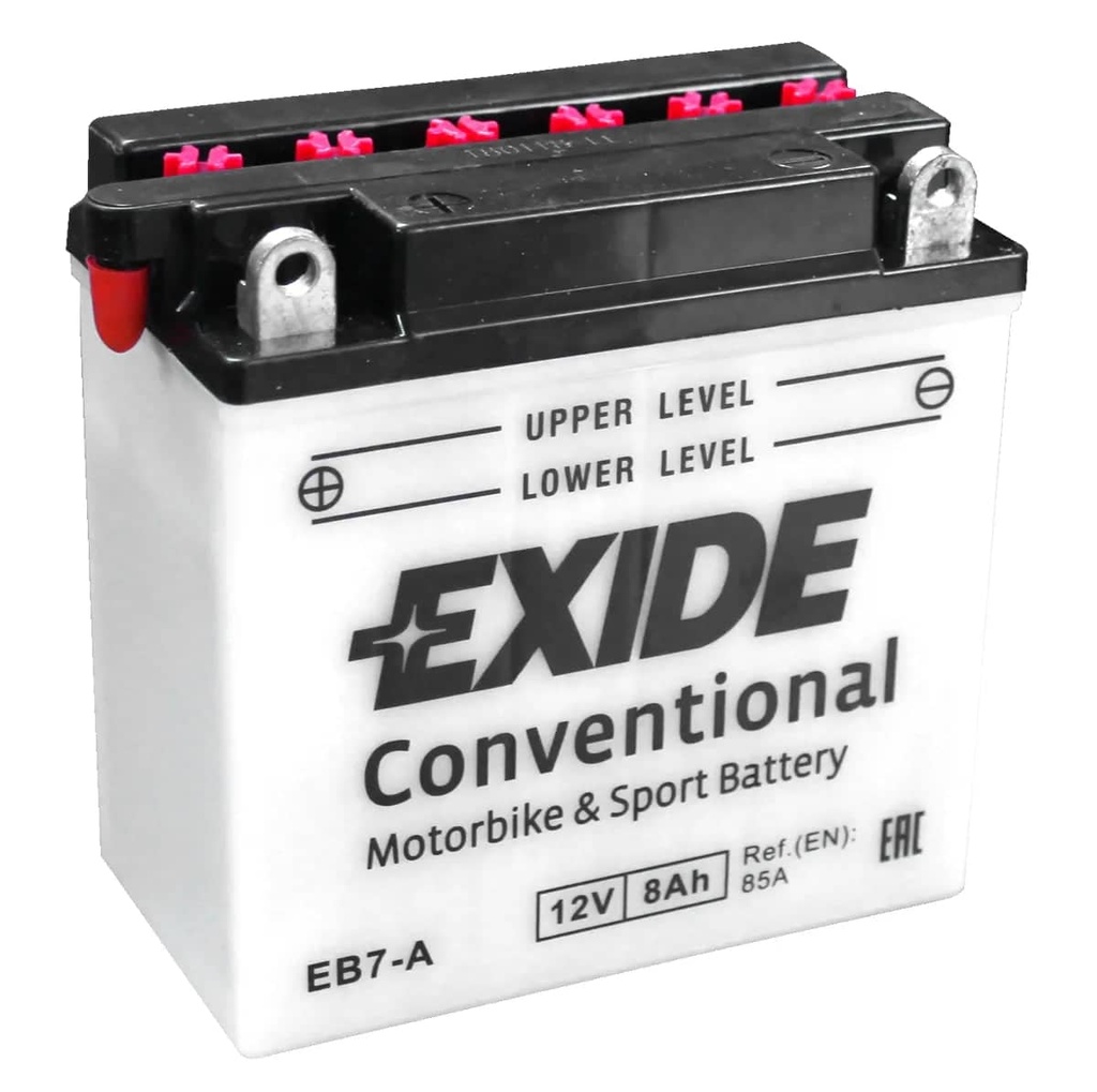 Exide EB7-A 12V Motorcycle Battery ( YB7-A ) 8Ah 85cca   EB7-A