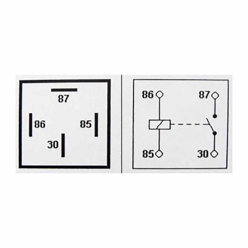 Relay 4 Pin 12V 40A    RY15