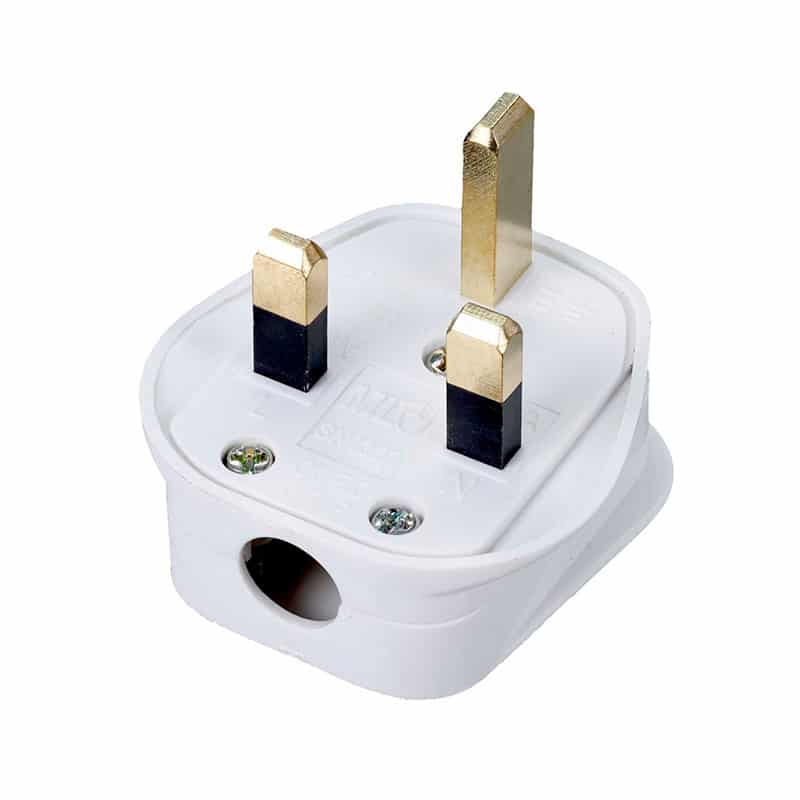 13A Plug ( White )    EC3