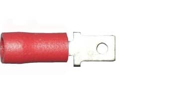 Red Tab Male 4.8mm Single Unit   WT94