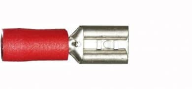 Red Female Spade 4.8mm/0.8mm Single Unit   WT2