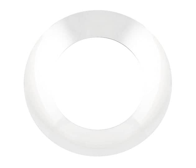 White 75mm Light Bezel    75W