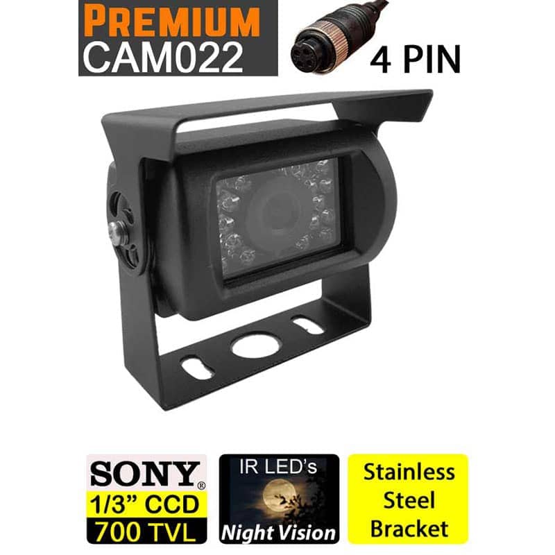 CCD Black Bracket Reversing Camera with 4 pin    CAM022