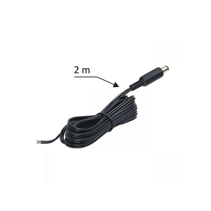 2M Cable  2x0.35 with Jack Plug    PRZ-2M-WTY-JACK-01W