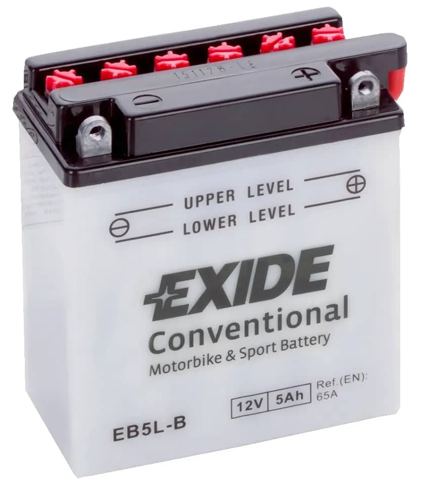 Exide EB5L-B 12V Motorcycle Battery ( YB5L-B ) 5Ah 65cca   EB5L-B