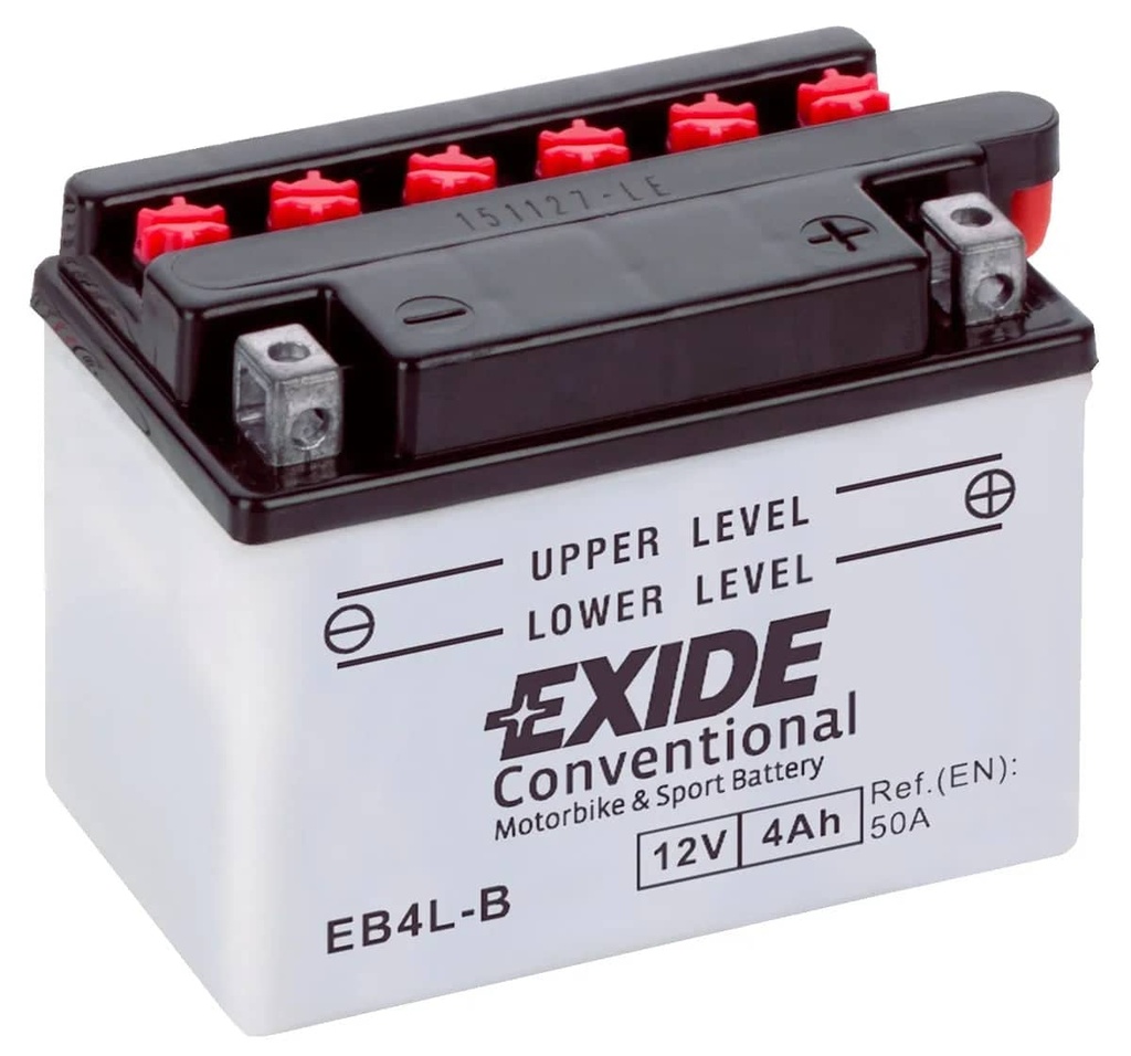 Exide EB4L-B 12V Motorcycle Battery ( YB4L-B ) 4Ah 50cca   EB4L-B