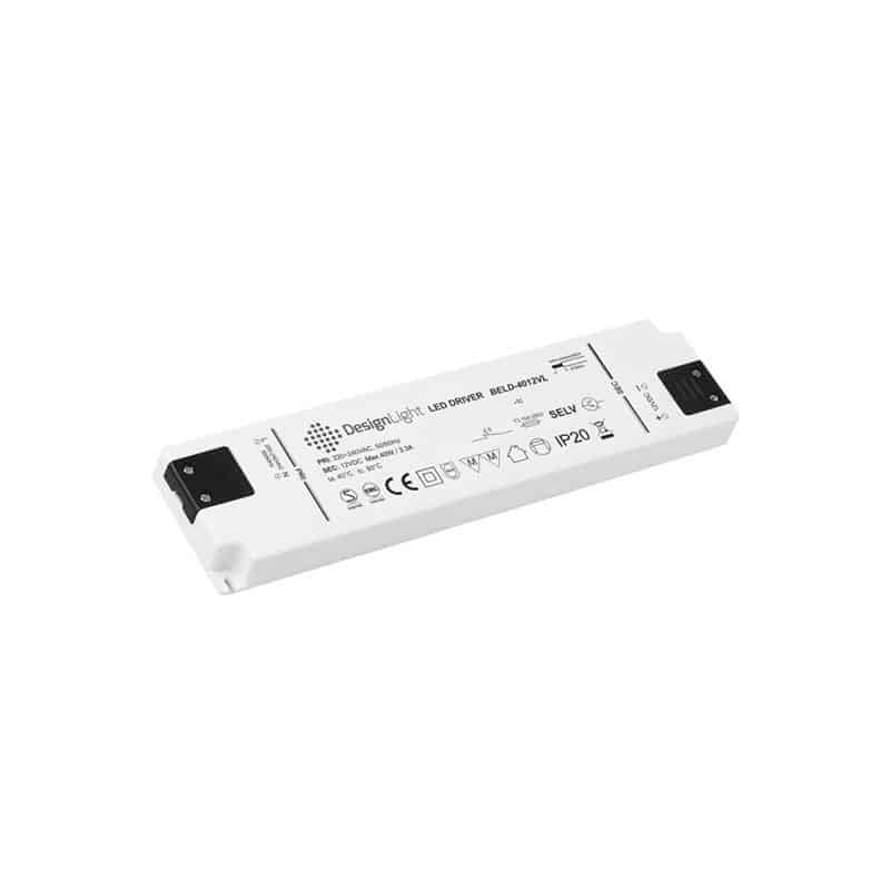 LED Driver Flat 12v 40W ( No Cables )    TRA-F-40W-T-02