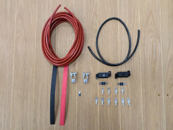 Complete Split Charge Wiring Kit - 16mm ( 5mtr )    CSCK16