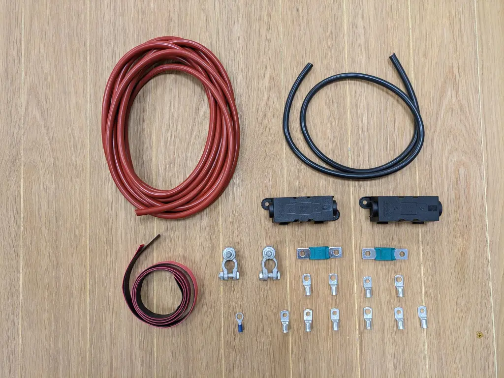 Complete Split Charge Wiring Kit - 25mm ( 5mtr )    CSCK25