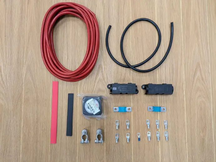 Complete Split Charge Wiring Kit - 25mm ( 8mtr )    VSR25( 7 )