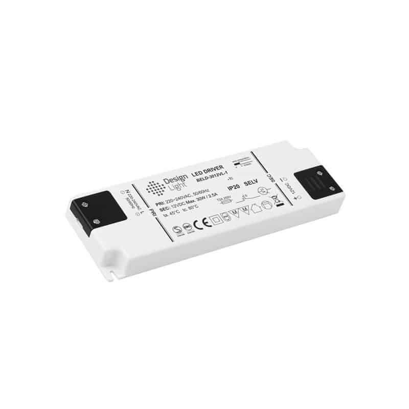 LED Driver Flat 12v 30W ( No Cables )    TRA-F-30W-T-02