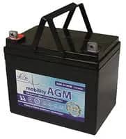 Leoch Mobility 12v 34Ah AGM ( T6 )    AGM-34-MOB