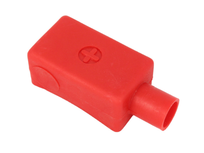 Battery Terminal Cover Straight Red + Positive   BTC1-R