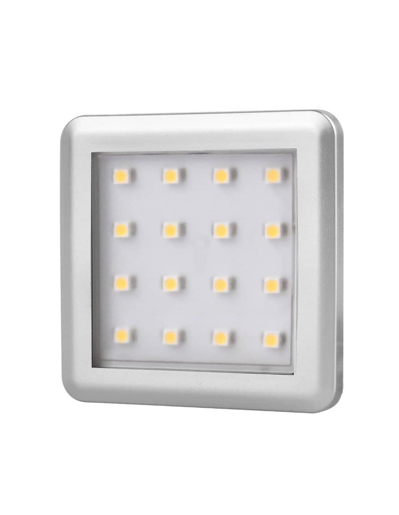 SQUARE2 Aluminium ( Cool White 60K )    SQUARE2-AL-60K-01W