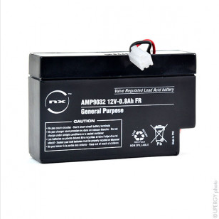 SLA Battery S 12V-0.8Ah FR    AMP9032