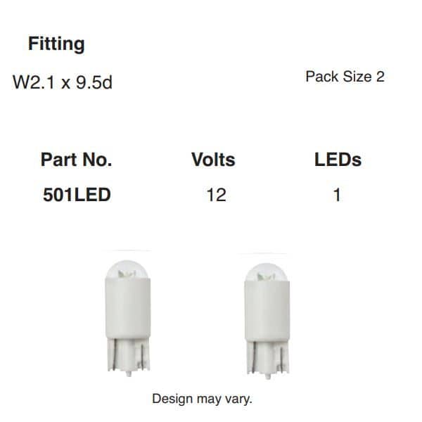 LED 501 Bulb ( 2 pack )    501LED