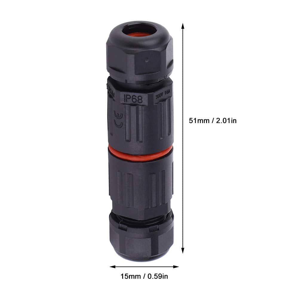 IP68 3 Pin Waterproof Socket