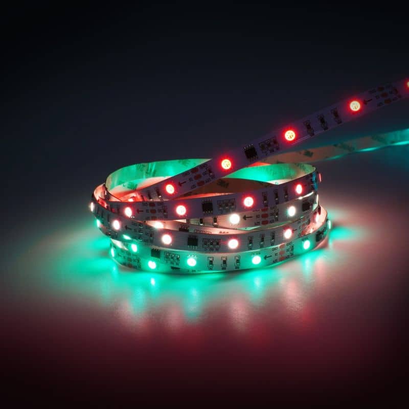 Digital RGB LED Tape 7.2W( 30x5050 SMD 165-510    MS305050RGBPIXELNONIP