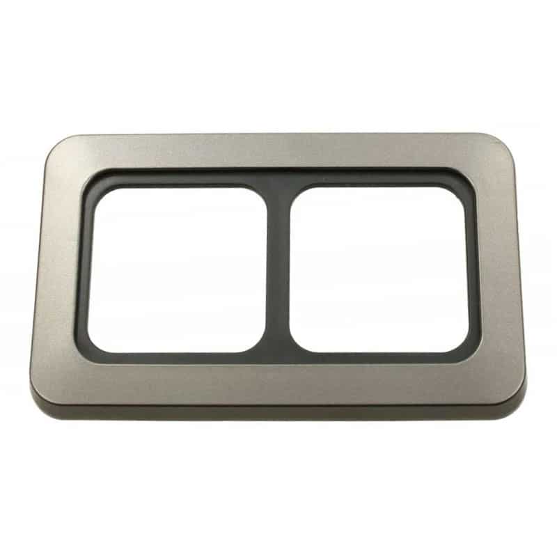 C-Line 2 Way Surround & Faceplate - Gunmetal - ( 50 )   PO276