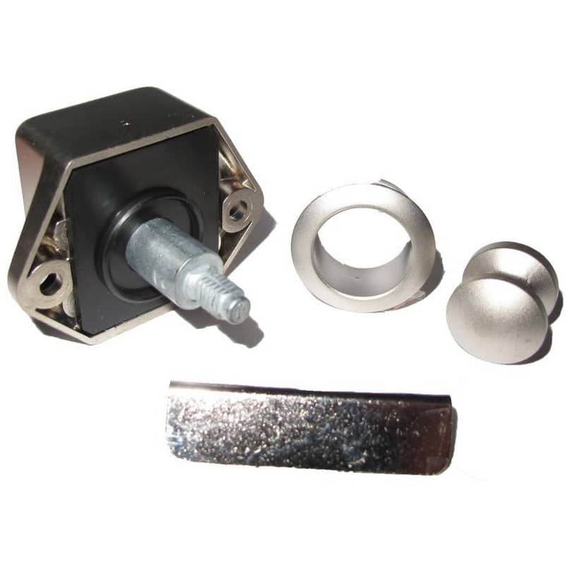 Nickel Push Button Lock 22mm    90003N