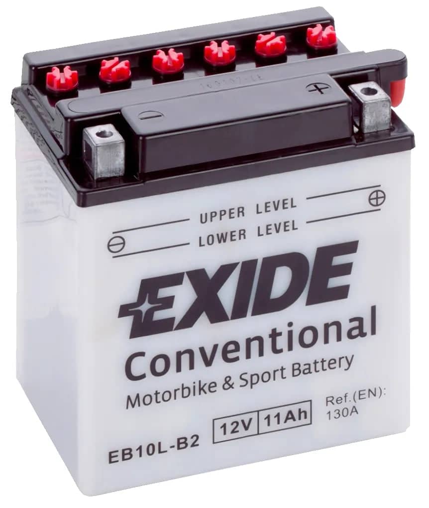 Exide EB10L-B2 12V Motorcycle Battery ( YB10L-B2 ) 11Ah 130cca   EB10L-B2