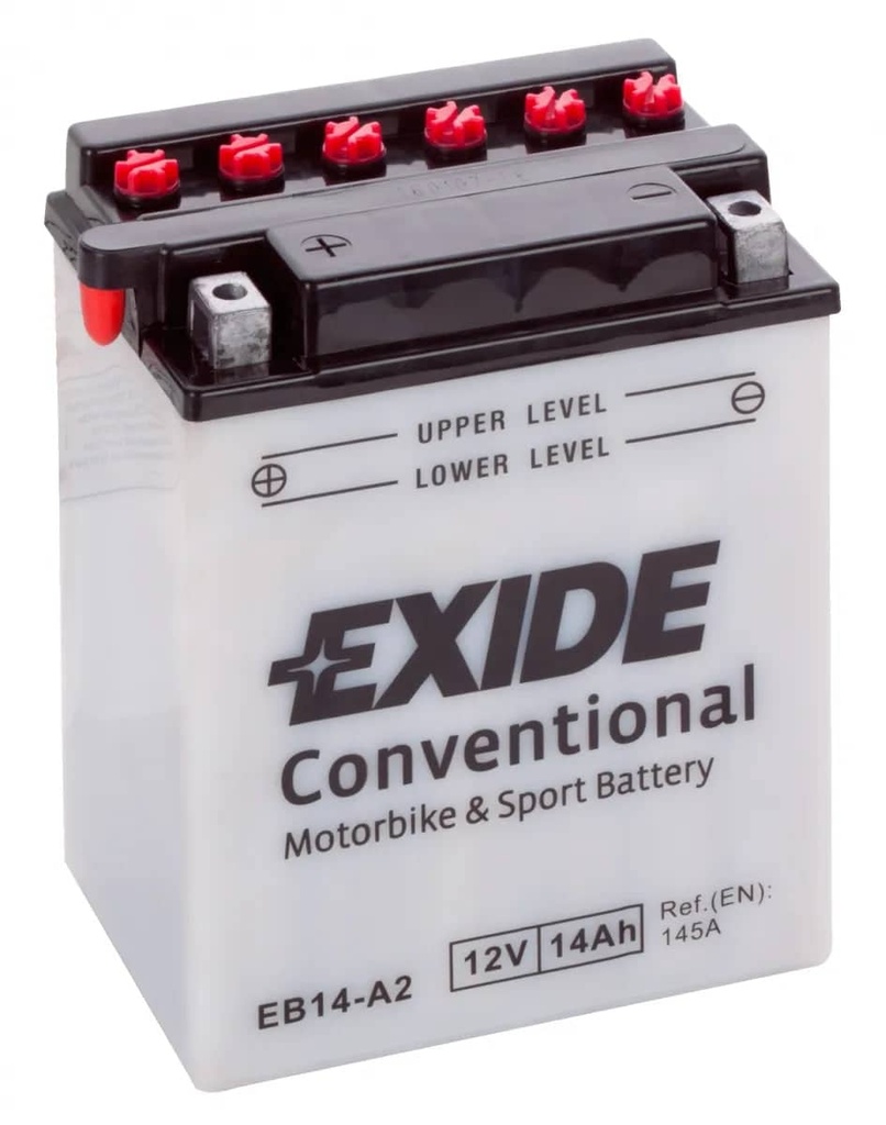 Exide EB14-A2 12V Motorcycle Battery ( YB14-A2 ) 14Ah 145cca   EB14-A2