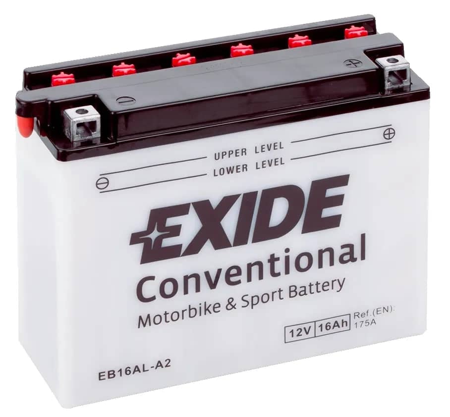 Exide EB16AL-A2 12V Motorcycle Battery ( YB16AL-A2 ) 16Ah 175cca   EB16AL-A2