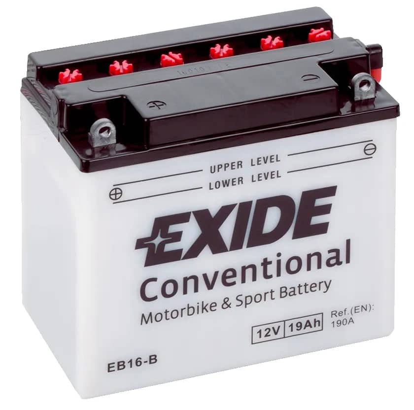 Exide EB16-B 12V Motorcycle Battery ( YB16-B ) 19Ah 190cca   EB16-B