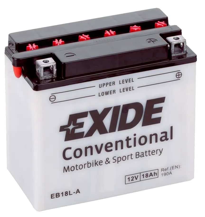 Exide EB18L-A 12V Motorcycle Battery ( YB18L-A ) 18Ah 190cca   EB18L-A