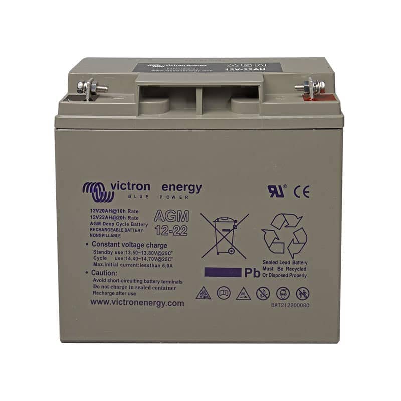 Victron Energy AGM Deep Cycle Battery 12V/22Ah   BAT212200084