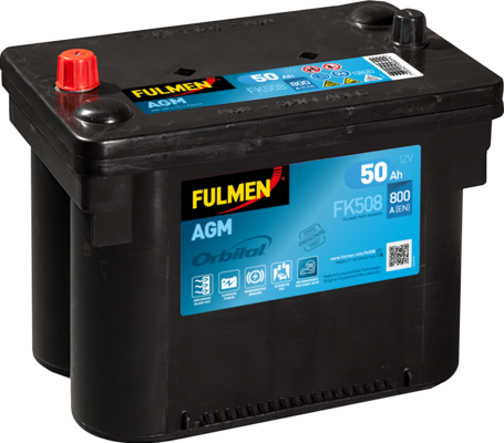 Fulmen Start-Stop AGM FK508 Spiral Wound 50ah 800cca   FK508