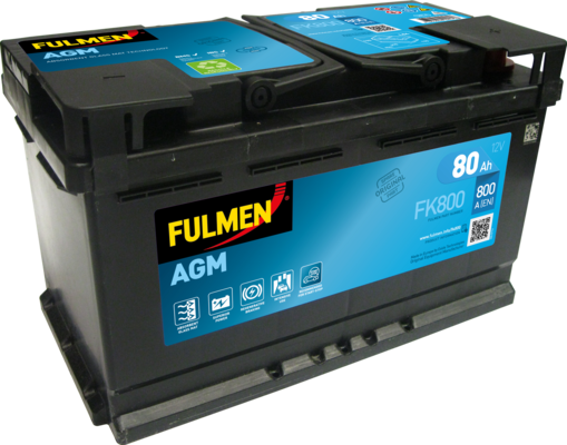 Fulmen AGM Start-Stop FK800 115 80ah 800cca - DISCONTINUED