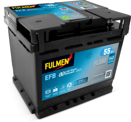 Fulmen EFB Start-Stop FL550 079 55ah 480cca   FL550