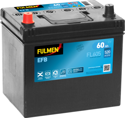 Fulmen EFB Start-Stop FL605 - 014 60ah 520cca   FL605