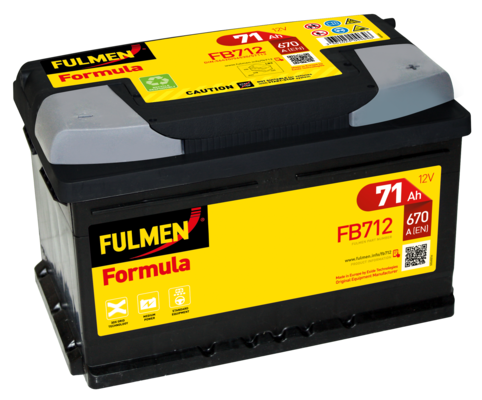 Fulmen Formula FB712 - 096SE 100 Low Case 71ah 670cca   FB712