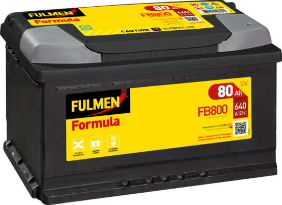 Fulmen Formula FB800 - 115SE 80ah 640cca   FB800  **