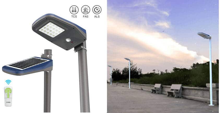 Industrial Solar Floodlight & Remote Control    SCL-01N