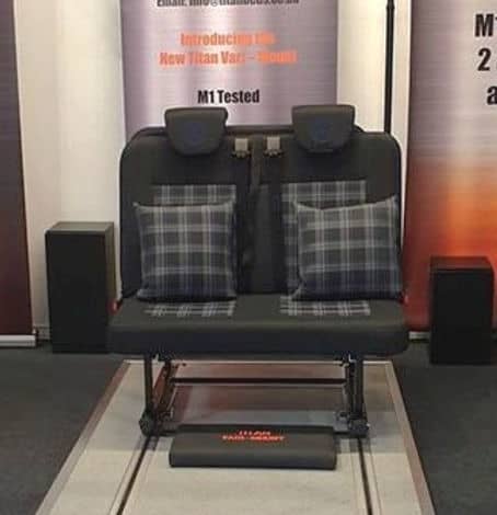 Titan 2 Seat Vari Mount MI Tested Bed 1120mm SWB Model