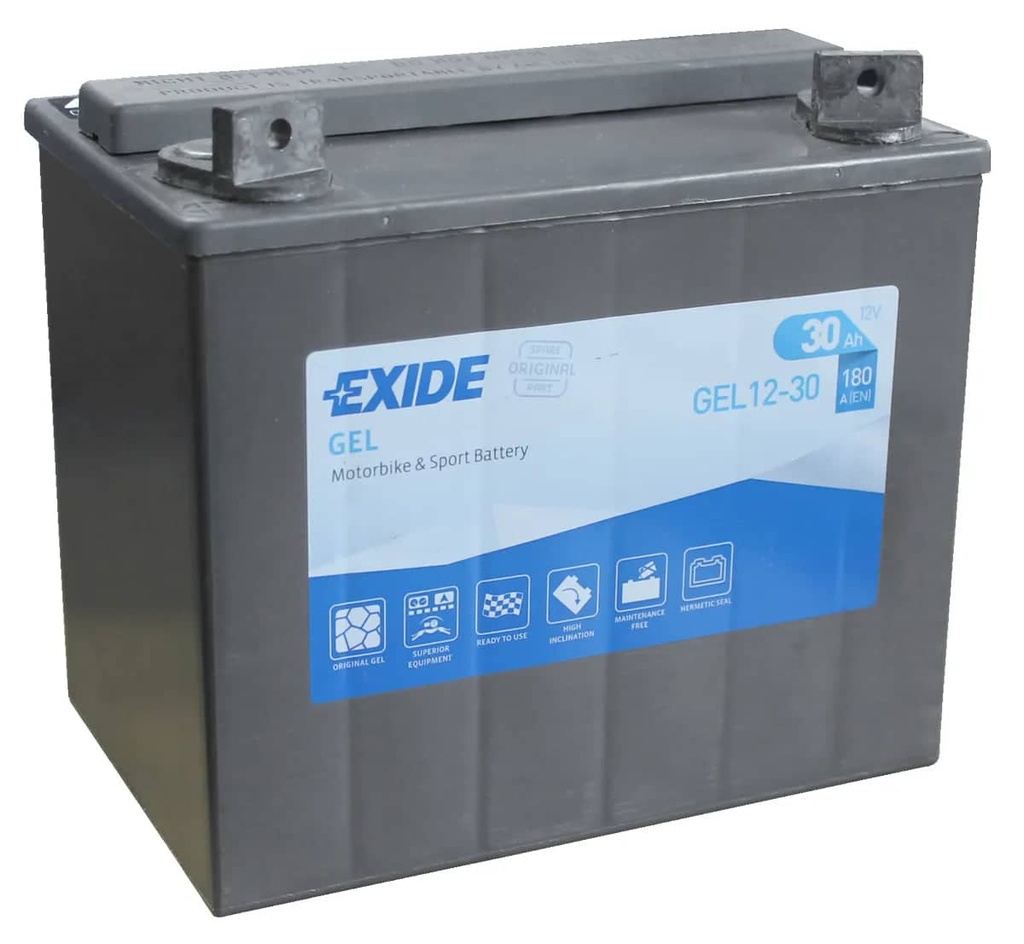 Exide GEL12-30 12V Motorcycle Battery    GEL12-30