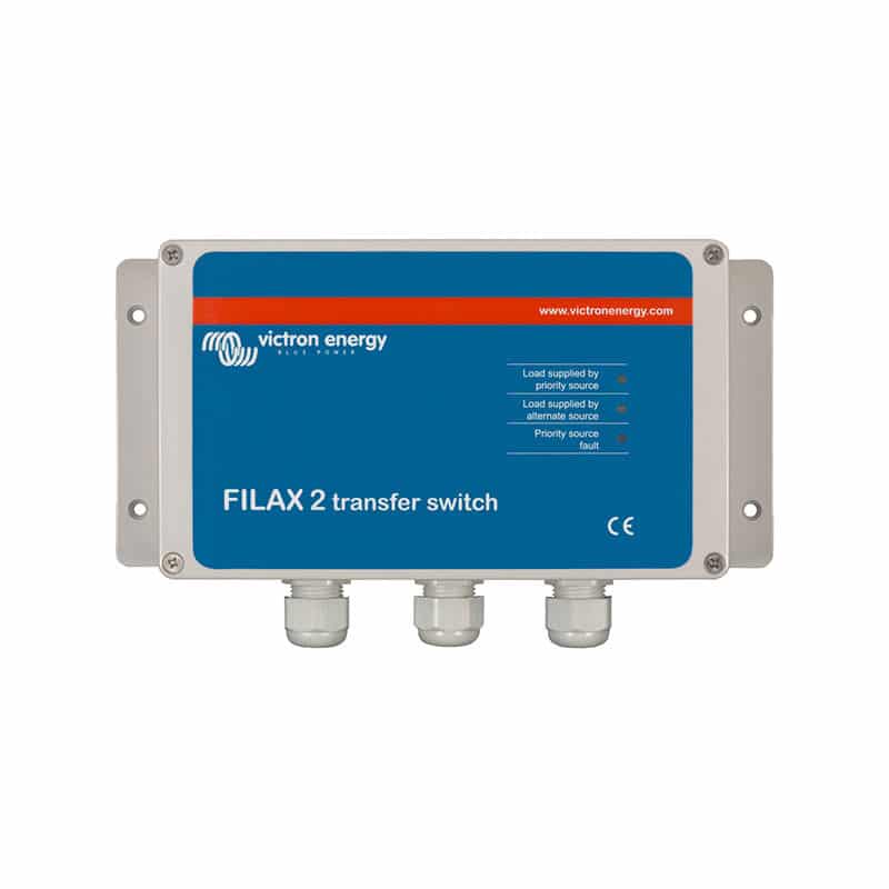 Victron Energy Filax 2 Transfer Switch CE 110V/50Hz-120V/60Hz   SDFI0000110